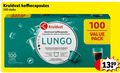 klik op dit plaatje voor een vergroting en voor vergelijkbare aanbiedingen gerelateerd aan ` kruidvat huismerk koffiecups 100 700 koffiecapsules stuks aluminium capsules mcafee lungo pack melange arabica robusta cups mild rijk doux riche medium gebrand ` kruidvat huismerk koffiecups 100 700 koffiecapsules stuks aluminium capsules mcafee lungo pack melange arabica robusta cups mild rijk doux riche medium gebrand