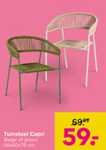 klik op dit plaatje voor een vergroting en voor vergelijkbare aanbiedingen gerelateerd aan ` tuinstoel capri beige groen cm ` tuinstoel capri beige groen cm