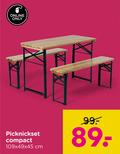 klik op dit plaatje voor een vergroting en voor vergelijkbare aanbiedingen gerelateerd aan ` picknicktafel 99 online only picknickset compact cm ` picknicktafel 99 online only picknickset compact cm