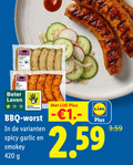 klik op dit plaatje voor een vergroting en voor vergelijkbare aanbiedingen gerelateerd aan ` barbecueworstjes beter leven bbq worst spicy garlic smokey ` barbecueworstjes beter leven bbq worst spicy garlic smokey