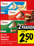 klik op dit plaatje voor een vergroting en voor vergelijkbare aanbiedingen gerelateerd aan ` 2 5 250 balconi wafers bal pack cacao hazelnoot vanille pakken ` 2 5 250 balconi wafers bal pack cacao hazelnoot vanille pakken