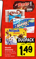 klik op dit plaatje voor een vergroting en voor vergelijkbare aanbiedingen gerelateerd aan ` toetje bros rolo mix smarties nesquik desserts ` toetje bros rolo mix smarties nesquik desserts