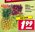 klik op dit plaatje voor een vergroting en voor vergelijkbare aanbiedingen gerelateerd aan ` ananas druiven 500 pitloze witte rode schaal stuk ` ananas druiven 500 pitloze witte rode schaal stuk