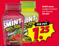 klik op dit plaatje voor een vergroting en voor vergelijkbare aanbiedingen gerelateerd aan ` kauwgom pieces smint sours vitamine free atam aardbei lemon pot stuks ` kauwgom pieces smint sours vitamine free atam aardbei lemon pot stuks