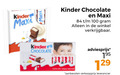 klik op dit plaatje voor een vergroting en voor vergelijkbare aanbiedingen gerelateerd aan ` chocolade 100 kinder maxi chocolate ` chocolade 100 kinder maxi chocolate