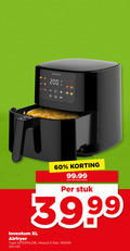 klik op dit plaatje voor een vergroting en voor vergelijkbare aanbiedingen gerelateerd aan ` 5 60 200 inventum 10 1 stuk xl airfryer inhoud liter 1500w ` 5 60 200 inventum 10 1 stuk xl airfryer inhoud liter 1500w