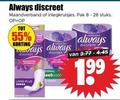 klik op dit plaatje voor een vergroting en voor vergelijkbare aanbiedingen gerelateerd aan ` 2 8 24 28 55 always discreet maandverband inlegkruisjes pak stuks integrale bescherm normal verbanden ` 2 8 24 28 55 always discreet maandverband inlegkruisjes pak stuks integrale bescherm normal verbanden