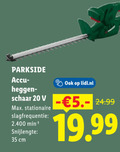 klik op dit plaatje voor een vergroting en voor vergelijkbare aanbiedingen gerelateerd aan ` heggenschaar 1 20 35 parkside accu schaar stationaire slagfrequentie min snijlengte cm lidl.nl 5. ` heggenschaar 1 20 35 parkside accu schaar stationaire slagfrequentie min snijlengte cm lidl.nl 5.