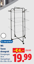 klik op dit plaatje voor een vergroting en voor vergelijkbare aanbiedingen gerelateerd aan ` droogrek 30 65 lidl.nl toren drooglengte opengeklapt cm ` droogrek 30 65 lidl.nl toren drooglengte opengeklapt cm