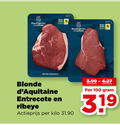 klik op dit plaatje voor een vergroting en voor vergelijkbare aanbiedingen gerelateerd aan ` 100 beter leven boerentrots blonde 3.99 entrecote ribeye actieprijs kilo ` 100 beter leven boerentrots blonde 3.99 entrecote ribeye actieprijs kilo
