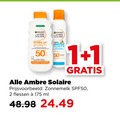 klik op dit plaatje voor een vergroting en voor vergelijkbare aanbiedingen gerelateerd aan ` 1 2 50 garnier ambre solaire hydra protect kids sensitive expert vitamine zonnemelk spf50 flessen ml ` 1 2 50 garnier ambre solaire hydra protect kids sensitive expert vitamine zonnemelk spf50 flessen ml