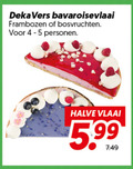 klik op dit plaatje voor een vergroting en voor vergelijkbare aanbiedingen gerelateerd aan ` deka vers bavaroisevlaai frambozen bosvruchten personen halve vlaai 5.99 ` deka vers bavaroisevlaai frambozen bosvruchten personen halve vlaai 5.99