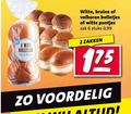klik op dit plaatje voor een vergroting en voor vergelijkbare aanbiedingen gerelateerd aan ` bolletjes 2 6 witte bruine volkoren puntjes zak stuks 99 zakken ` bolletjes 2 6 witte bruine volkoren puntjes zak stuks 99 zakken