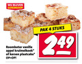 klik op dit plaatje voor een vergroting en voor vergelijkbare aanbiedingen gerelateerd aan ` 4 roomboter vanille appel kersen plaatcake pak stuks ` 4 roomboter vanille appel kersen plaatcake pak stuks