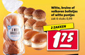klik op dit plaatje voor een vergroting en voor vergelijkbare aanbiedingen gerelateerd aan ` bolletjes 2 6 witte bruine volkoren puntjes zak stuks 99 zakken ` bolletjes 2 6 witte bruine volkoren puntjes zak stuks 99 zakken