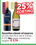 klik op dit plaatje voor een vergroting en voor vergelijkbare aanbiedingen gerelateerd aan ` rode wijn witte 25 rood favoritos reserva classic chili fles chardonnay ` rode wijn witte 25 rood favoritos reserva classic chili fles chardonnay