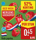 klik op dit plaatje voor een vergroting en voor vergelijkbare aanbiedingen gerelateerd aan ` paprika to week goedkoper planet proof rode stuk ` paprika to week goedkoper planet proof rode stuk