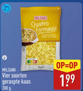 klik op dit plaatje voor een vergroting en voor vergelijkbare aanbiedingen gerelateerd aan ` geraspte kaas 200 milsani quattro formaggi emmentaler cheddar red gouda nutri score vier soorten ge mild bestron ` geraspte kaas 200 milsani quattro formaggi emmentaler cheddar red gouda nutri score vier soorten ge mild bestron