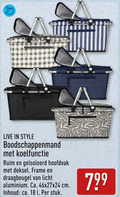 klik op dit plaatje voor een vergroting en voor vergelijkbare aanbiedingen gerelateerd aan ` boodschappenmand 18 live style koelfunctie hoofdvak deksel frame draagbeugel licht aluminium ca. cm inhoud stuk ` boodschappenmand 18 live style koelfunctie hoofdvak deksel frame draagbeugel licht aluminium ca. cm inhoud stuk