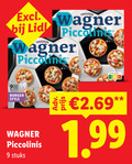 klik op dit plaatje voor een vergroting en voor vergelijkbare aanbiedingen gerelateerd aan ` diepvriespizza 9 lid original wagner piccolinis burger style stuks ` diepvriespizza 9 lid original wagner piccolinis burger style stuks