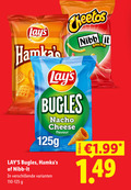 klik op dit plaatje voor een vergroting en voor vergelijkbare aanbiedingen gerelateerd aan ` zoutjes lays hamka cheetos bugles nacho cheese flavour nibb it 110-125 sticks ` zoutjes lays hamka cheetos bugles nacho cheese flavour nibb it 110-125 sticks