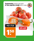 klik op dit plaatje voor een vergroting en voor vergelijkbare aanbiedingen gerelateerd aan ` trostomaten paprika 2 150 500 schaal duo oranje zak stuks nederlandse nl scoor stuk ` trostomaten paprika 2 150 500 schaal duo oranje zak stuks nederlandse nl scoor stuk