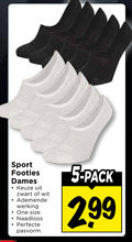 klik op dit plaatje voor een vergroting en voor vergelijkbare aanbiedingen gerelateerd aan ` footies 5 sport dames zwart wit ademende werking one size naadloos pasvorm pack ` footies 5 sport dames zwart wit ademende werking one size naadloos pasvorm pack