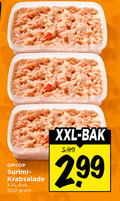 klik op dit plaatje voor een vergroting en voor vergelijkbare aanbiedingen gerelateerd aan ` salade 500 surimisalade krabsalade xxl bak 3.99 2 99 ` salade 500 surimisalade krabsalade xxl bak 3.99 2 99
