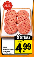 klik op dit plaatje voor een vergroting en voor vergelijkbare aanbiedingen gerelateerd aan ` hamburgers slagerij bbq burgers 6stuks 5.99 ` hamburgers slagerij bbq burgers 6stuks 5.99