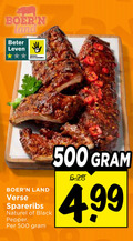 klik op dit plaatje voor een vergroting en voor vergelijkbare aanbiedingen gerelateerd aan ` spareribs 500 land beter leven dieren bescherming verse naturel black pepper ` spareribs 500 land beter leven dieren bescherming verse naturel black pepper