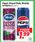 klik op dit plaatje voor een vergroting en voor vergelijkbare aanbiedingen gerelateerd aan ` frisdrank cola 4 25 pepsi royal club rivella hero blik cassis original ` frisdrank cola 4 25 pepsi royal club rivella hero blik cassis original