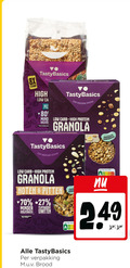klik op dit plaatje voor een vergroting en voor vergelijkbare aanbiedingen gerelateerd aan ` muesli 25 8x high 80 tasty basics voedzame voeding mind carb protein gewone granola basis noten pitten minder koolhydraten krokante plantaardige eiwitten nutri abc score brood ` muesli 25 8x high 80 tasty basics voedzame voeding mind carb protein gewone granola basis noten pitten minder koolhydraten krokante plantaardige eiwitten nutri abc score brood