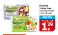 klik op dit plaatje voor een vergroting en voor vergelijkbare aanbiedingen gerelateerd aan ` thee 1 15 20 100 caffeine pickwick fruit infusion box nat green tea mango jasmine pakken stuks pak ` thee 1 15 20 100 caffeine pickwick fruit infusion box nat green tea mango jasmine pakken stuks pak