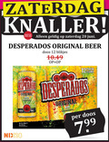 klik op dit plaatje voor een vergroting en voor vergelijkbare aanbiedingen gerelateerd aan ` speciaalbieren 12 20 zaterdag knaller juni desperados original beer doos blikjes nix18 330ml desperado 5 9 your 7 99 ` speciaalbieren 12 20 zaterdag knaller juni desperados original beer doos blikjes nix18 330ml desperado 5 9 your 7 99