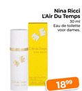 klik op dit plaatje voor een vergroting en voor vergelijkbare aanbiedingen gerelateerd aan ` eau de toilette 30 nina ricci du temps ml dames travel spa ` eau de toilette 30 nina ricci du temps ml dames travel spa