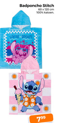 klik op dit plaatje voor een vergroting en voor vergelijkbare aanbiedingen gerelateerd aan ` 60 100 120 badponcho stitch cm katoen living dream ` 60 100 120 badponcho stitch cm katoen living dream