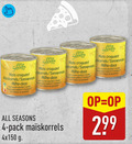 klik op dit plaatje voor een vergroting en voor vergelijkbare aanbiedingen gerelateerd aan ` 4 seasons maiskorrels sans sucres suikers all toegevoegde pack mais ` 4 seasons maiskorrels sans sucres suikers all toegevoegde pack mais