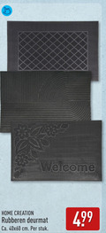 klik op dit plaatje voor een vergroting en voor vergelijkbare aanbiedingen gerelateerd aan ` welcome home creation rubberen deurmat ca. cm stuk ` welcome home creation rubberen deurmat ca. cm stuk