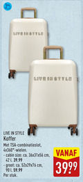 klik op dit plaatje voor een vergroting en voor vergelijkbare aanbiedingen gerelateerd aan ` koffers 42 90 live style koffer combinatieslot wielen cabin size ca. cm stuk ` koffers 42 90 live style koffer combinatieslot wielen cabin size ca. cm stuk
