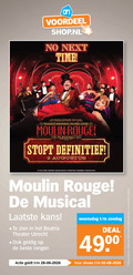 klik op dit plaatje voor een vergroting en voor vergelijkbare aanbiedingen gerelateerd aan ` spaarakties 2 3 voordeel time revolutionaire film leven waarheid liefdes moulin rouge stopt global creatures trademark musical kans beatrix theater utrecht rangen woensdag deal shows persoon tickets personen verkocht ` spaarakties 2 3 voordeel time revolutionaire film leven waarheid liefdes moulin rouge stopt global creatures trademark musical kans beatrix theater utrecht rangen woensdag deal shows persoon tickets personen verkocht