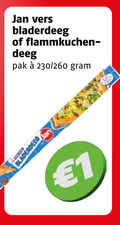klik op dit plaatje voor een vergroting en voor vergelijkbare aanbiedingen gerelateerd aan ` 1 jan vers bladerdeeg deeg pak 260 ` 1 jan vers bladerdeeg deeg pak 260