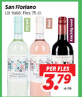 klik op dit plaatje voor een vergroting en voor vergelijkbare aanbiedingen gerelateerd aan ` san floriano fles fris wit trebbiano pinot grigio rosee rood ` san floriano fles fris wit trebbiano pinot grigio rosee rood