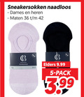 klik op dit plaatje voor een vergroting en voor vergelijkbare aanbiedingen gerelateerd aan ` 5 36 42 sneakersokken naadloos dames heren maten footies sport elders pack 3.99 ` 5 36 42 sneakersokken naadloos dames heren maten footies sport elders pack 3.99