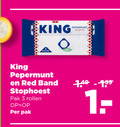 klik op dit plaatje voor een vergroting en voor vergelijkbare aanbiedingen gerelateerd aan ` pepermunt snoep 3 eur king original red band stophoest pak rollen ` pepermunt snoep 3 eur king original red band stophoest pak rollen