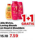 klik op dit plaatje voor een vergroting en voor vergelijkbare aanbiedingen gerelateerd aan ` 1 2 250 garnier loving blends loreal oreal elvive color vive head shoulders shampoo flessen ml ` 1 2 250 garnier loving blends loreal oreal elvive color vive head shoulders shampoo flessen ml