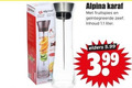 klik op dit plaatje voor een vergroting en voor vergelijkbare aanbiedingen gerelateerd aan ` alpina karaf zeef inhoud 1.1 liter elders 5.99 3.99 ` alpina karaf zeef inhoud 1.1 liter elders 5.99 3.99