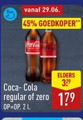 klik op dit plaatje voor een vergroting en voor vergelijkbare aanbiedingen gerelateerd aan ` cola 45 goedkoper coca original taste zero sugar elders 32 regular ` cola 45 goedkoper coca original taste zero sugar elders 32 regular