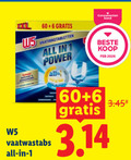 klik op dit plaatje voor een vergroting en voor vergelijkbare aanbiedingen gerelateerd aan ` 1 6 60 vaatwastabletten all power consumenten bond vaatwastabs allin ` 1 6 60 vaatwastabletten all power consumenten bond vaatwastabs allin