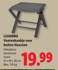 klik op dit plaatje voor een vergroting en voor vergelijkbare aanbiedingen gerelateerd aan ` livarno voetenbankje buiten houston inklapbaar aluminium frame cm ` livarno voetenbankje buiten houston inklapbaar aluminium frame cm
