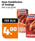 klik op dit plaatje voor een vergroting en voor vergelijkbare aanbiedingen gerelateerd aan ` unox frankfurters hotdogs blik ` unox frankfurters hotdogs blik